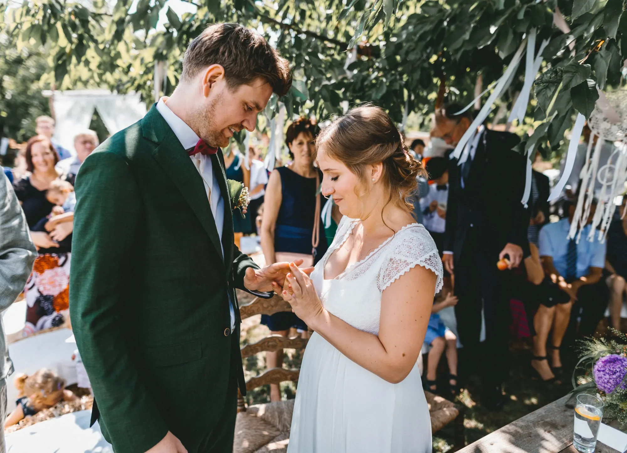 Hochzeit im Vierseithofcafé im Berliner Umland